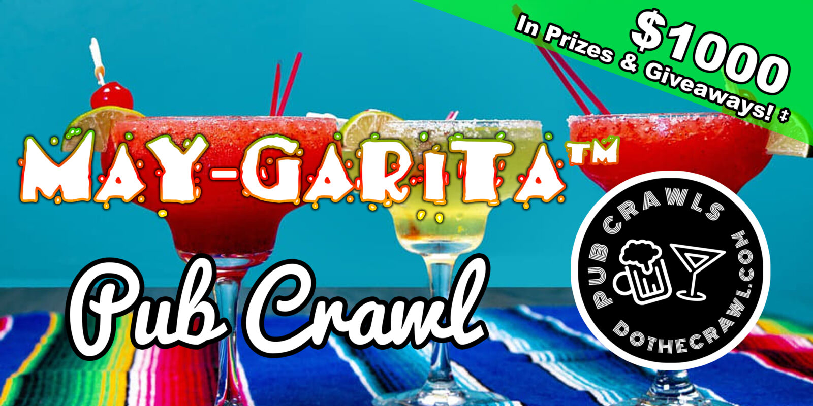 Do The May-garita Pub Crawl in San Diego!